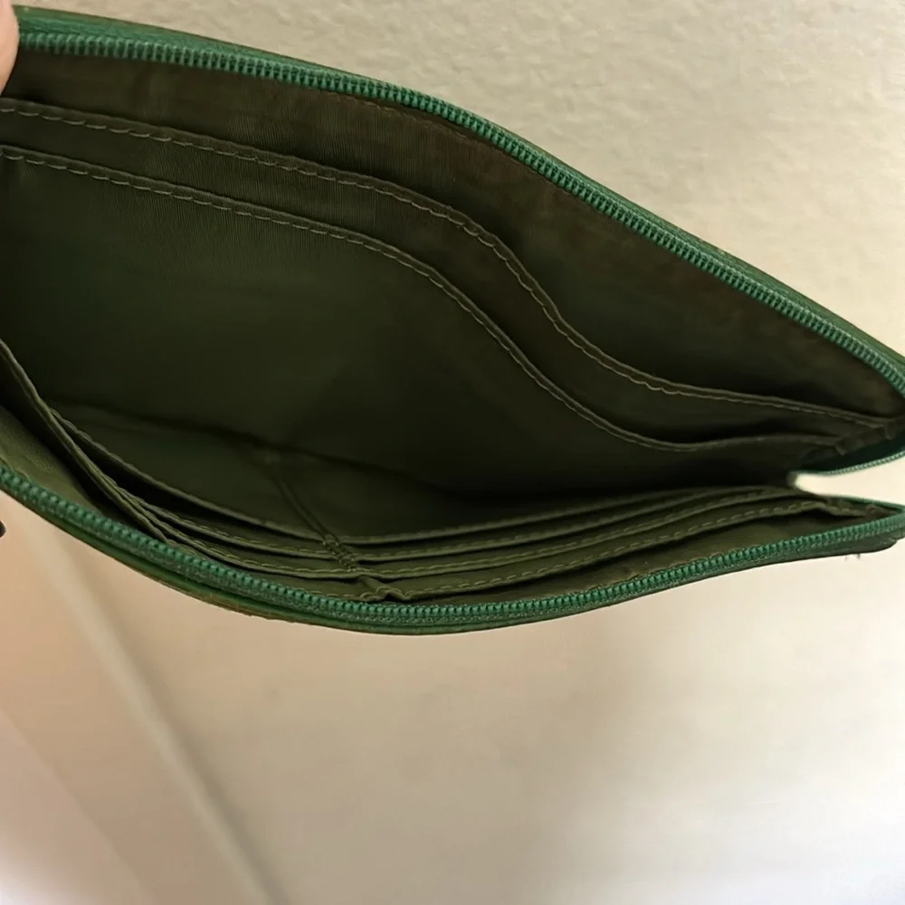 Coach Green Leather Wristlet - Picture 7 of 7